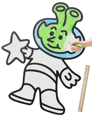 Space Alien | Color n’ Erase | Play & Décor