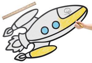 Rocket Ship | Color n’ Erase | Play & Décor