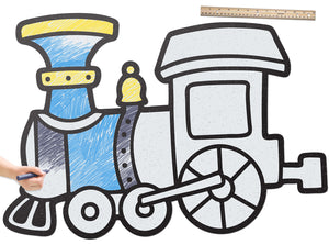 Train Engine | Color n’ Erase | Play & Décor