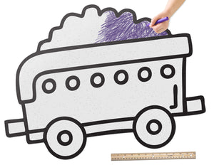 Freight Train Car | Color n’ Erase | Play & Décor