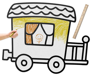 Train Caboose | Color n’ Erase | Play & Décor