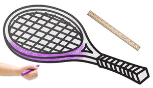 Tennis Racket | Color n’ Erase | Play & Décor