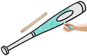 Baseball Bat | Color n’ Erase | Play & Décor