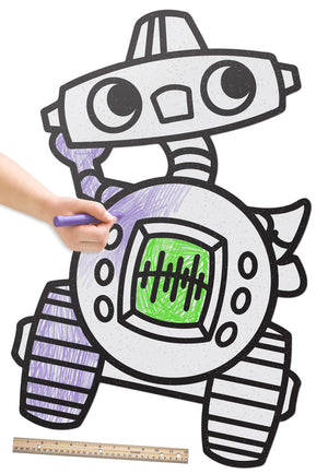 Wheelie Robot | Color n’ Erase | Play & Décor