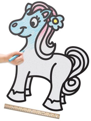 Flower Pony | Wall Art for Creative Kids