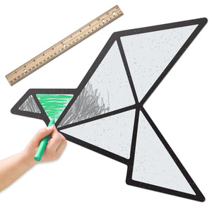 Polygon Dove | Color n’ Erase | Play & Décor