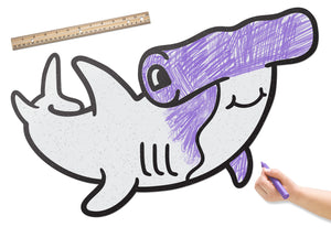 Hammerhead Shark | Color n’ Erase | Play & Décor