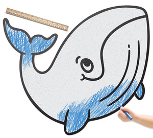 Humpback Whale | Color n’ Erase | Play & Décor