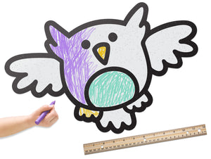 Hooting Owl | Color n’ Erase | Play & Décor