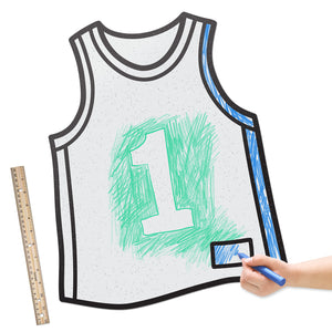 Basketball Jersey | Color n’ Erase | Play & Décor
