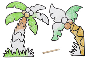 Beach Palm Tree Set | Color n’ Erase | Play & Décor