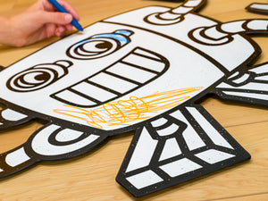 Helper Robot | Color n’ Erase | Play & Décor