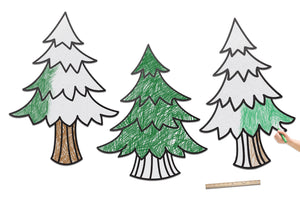 Tree Forest Set | Wall Art for Creative Kids