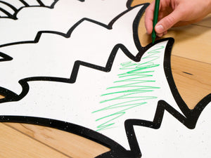 Wide Evergreen Tree | Wall Art for Creative Kids