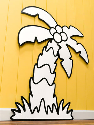 Coconut Palm Tree | Color n’ Erase | Play & Décor