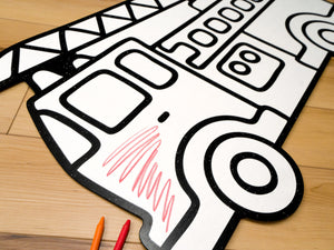 Firetruck | Wall Art for Creative Kids