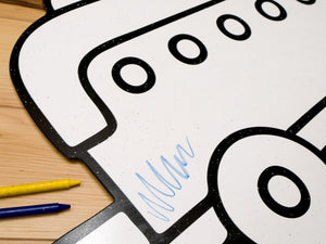 Freight Train Car | Color n’ Erase | Play & Décor