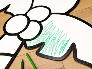 Leaning Palm Tree | Color n’ Erase | Play & Décor