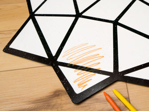 Polygon Sun | Color n’ Erase | Play & Décor