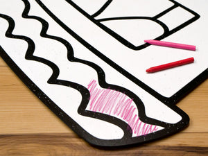 Train Caboose | Color n’ Erase | Play & Décor