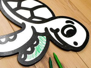 Baby Sea Turtle | Color n’ Erase | Play & Décor