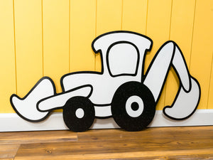 Backhoe Digger | Color n’ Erase | Play & Décor