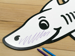 Dogfish Shark | Color n’ Erase | Play & Décor