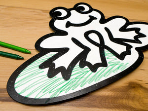Lily Pad Frog | Color n’ Erase | Play & Décor