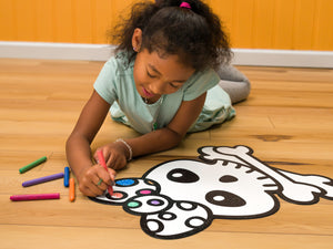 Polkadot Bow Skull | Color n’ Erase | Play & Décor