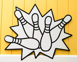 Strike Bowling Pins | Color n’ Erase | Play & Décor