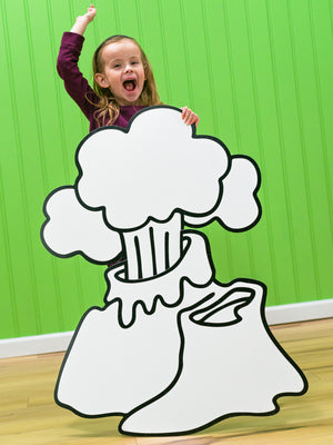 Erupting Volcano | Color n’ Erase | Play & Décor