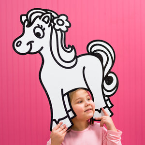 Flower Pony | Wall Art for Creative Kids