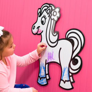 Flower Pony | Wall Art for Creative Kids