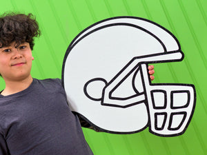 Football Helmet | Color n’ Erase | Play & Décor