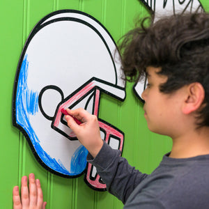 Football Helmet | Color n’ Erase | Play & Décor