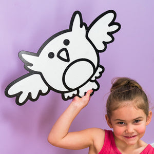 Hooting Owl | Color n’ Erase | Play & Décor