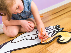 Sabertooth Dinosaur | Color n’ Erase | Play & Décor