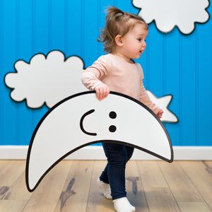 Smiley Moon | Color n’ Erase | Play & Décor
