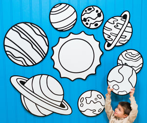 Solar System Outer Space Set | Color n’ Erase | Play & Décor