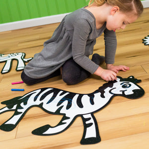 Zebra | Color n’ Erase | Play & Décor