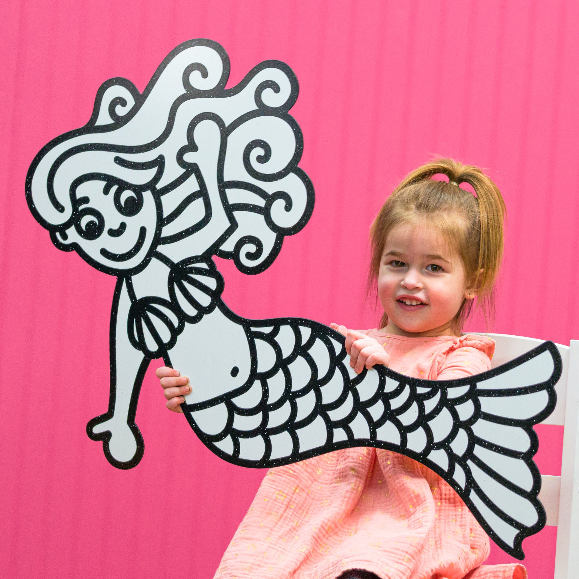 Swimming Mermaid | Color n’ Erase | Play & Décor