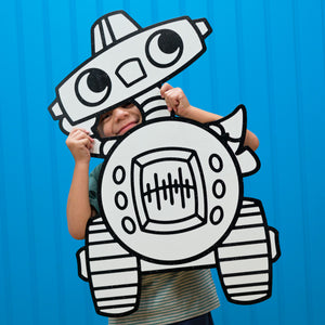 Wheelie Robot | Color n’ Erase | Play & Décor