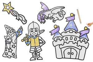 Fantasy Dragon Set | Wall Art for Creative Kids