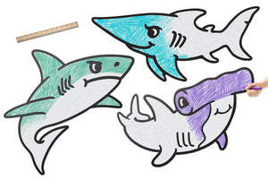 Sharks Set | Color n’ Erase | Play & Décor